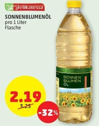 PENNY SONNENBLUMENÖL pro 1 Liter Flasche Angebot