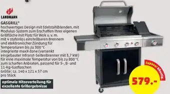 PENNY LANDMANN GASGRILL*Größe: ca. 140 x 121 x 57 cm pro Stück Angebot