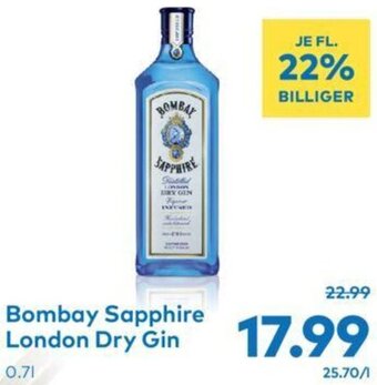 T&G Bombay Sapphire London Dry Gin 0.7l Angebot