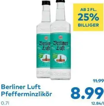 T&G Berliner Luft Pfefferminzlikör 0.7l Angebot