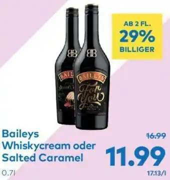 T&G Baileys Whiskycream oder Salted Caramel 0.7l Angebot