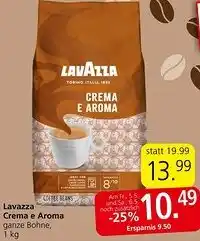 Spar LAVAZZA Crema e Aroma ganze Bohne, 1 kg Angebot