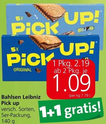 Spar Bahlsen Leibniz Pick up versch. Sorten, 5er-Packung, 140 g Angebot