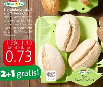 Spar Natur pur Bio-Dinkelweckerl aus Österreich, Angebot