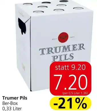 Spar Trumer Pils 8er-Box Angebot