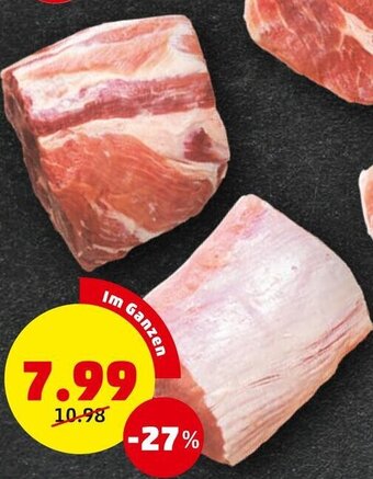 PENNY SCHOPF od. KARREE ohne Knochen, geschnitten od. im Ganzen, natur od. gewürzt, pro Kilo Angebot