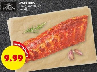 PENNY SPARE RIBS Honig/Knoblauch pro Kilo Angebot