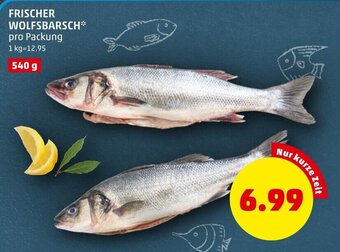 PENNY FRISCHER WOLFSBARSCH* pro Packung Angebot