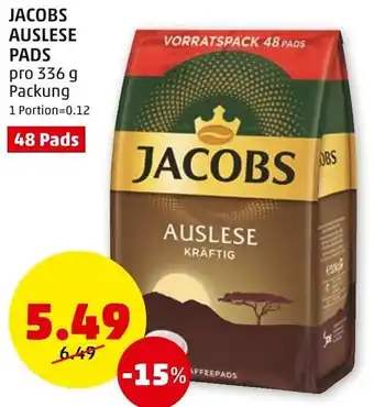 PENNY JACOBS AUSLESE PADS pro 336 g Angebot