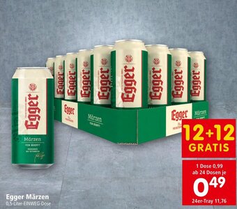 Interspar Egger Märzen 0,5-Liter-EINWEG-Dose Angebot