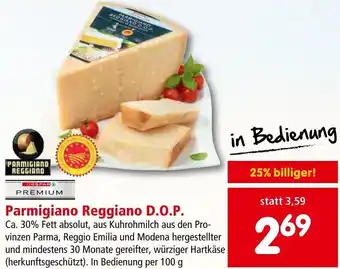 Interspar Parmigiano Reggiano D.O.P. In Bedienung per 100 g Angebot