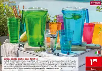 Interspar Omada Samba Becher oder Karaffen Angebot