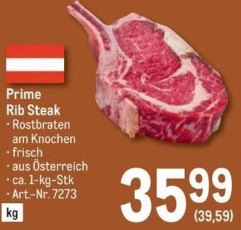 Metro Prime Rib Steak Angebot