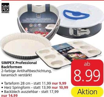 Eurospar SIMPEX Professional Backformen Angebot