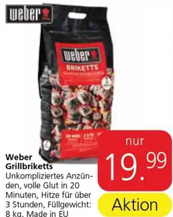 Eurospar Weber Grillbriketts 8 kg Angebot