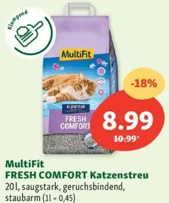 Fressnapf MultiFit FRESH COMFORT Katzenstreu 20l Angebot