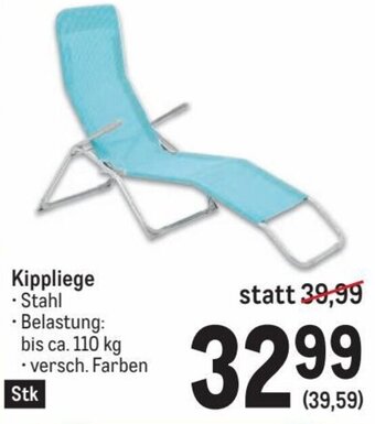 Metro Kippliege Angebot