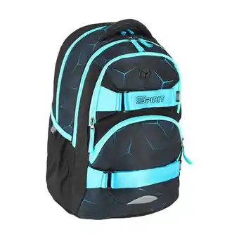 Spirit rucksack vinero schwarz/hellblau