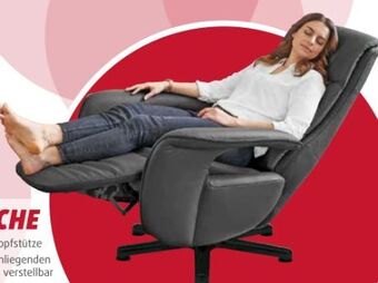 Polstermöbel Fischer Relaxsessel leder Angebot
