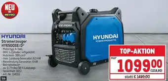 Metro HYUNDAI Stromerzeuger HY6500SEi D¹) Angebot