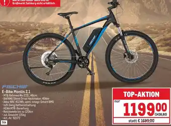 Metro FISCHER E-Bike Montis 2.1 Angebot