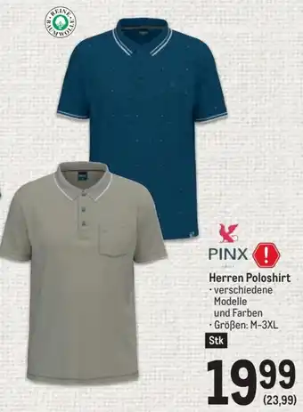 Metro PINX! Herren Poloshirt Größen: M-3XL Stk Angebot