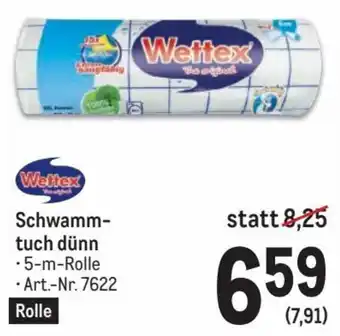 Metro Wettex Schwamm-tuch dünn .5-m-Rolle •Art.-Nr.7622 Angebot