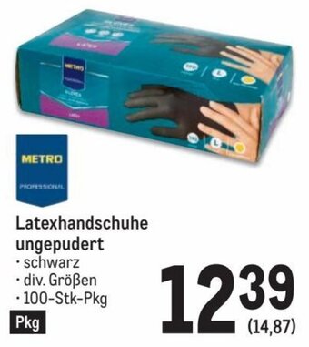 Metro Latexhandschuhe ungepudert Angebot