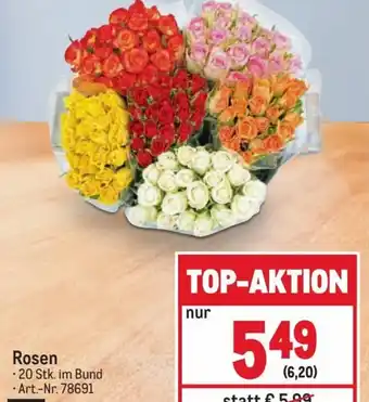 Metro Rosen 20 Stk. im Bund Art.-Nr. 78691 Bund Angebot
