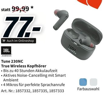 Media Markt JBL Tune 230NC True Wireless Kopfhörer Angebot