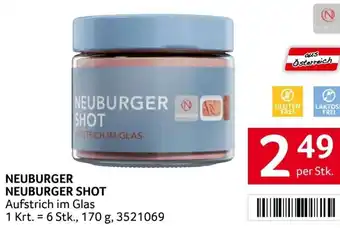 Transgourmet NEUBURGER NEUBURGER SHOT Aufstrich per Stk. im Glas Angebot