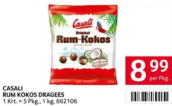 Transgourmet CASALI RUM KOKOS DRAGEES per Pkg. Angebot