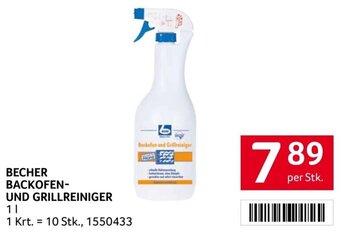 Transgourmet BECHER BACKOFEN- UND GRILLREINIGER per Stk. Angebot