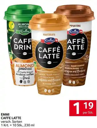 Transgourmet Emmi CAFFE LATTE versch. Sorten 1 Krt. = 10 Stk., 230 ml per Stk. Angebot