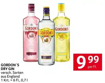 Transgourmet GORDON'S DRY GIN versch. Sorten per Fl. Angebot