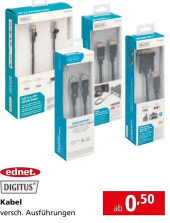 Pagro Diskont ednet. DIGITUS Kabel versch. Ausführungen Angebot