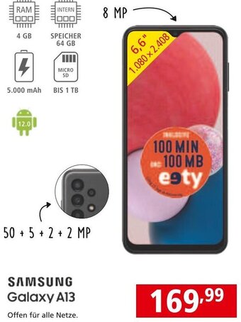 Pagro Diskont SAMSUNG Galaxy A13 Angebot