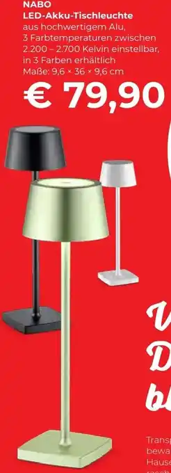 Interspar NABO LED-Akku-Tischleuchte Angebot
