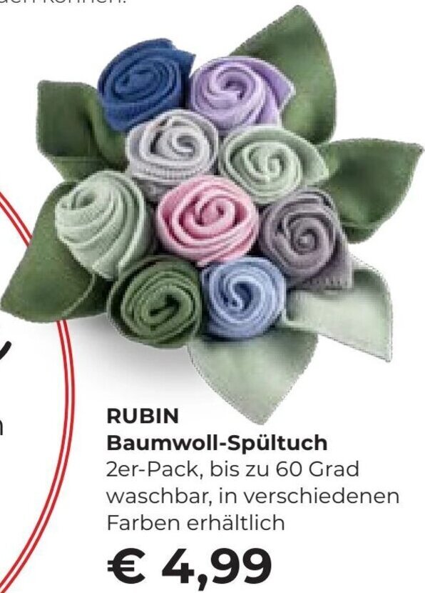 Interspar RUBIN Baumwoll-Spültuch Angebot