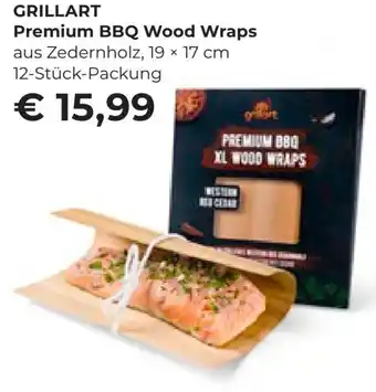 Interspar GRILLART Premium BBQ Wood Wraps aus Zedernholz, 19 x 17 cm 12-Stück-Packung Angebot