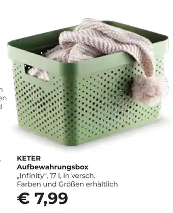 Interspar KETER Aufbewahrungsbox ,,Infinity", 17 I, in versch. Farben und Größen erhältlich Angebot