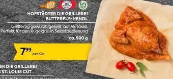 Billa HOFSTÄDTER DIE GRILLEREI BUTTERFLY-HENDL ca. 900 g Angebot