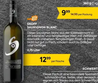 Billa SKOFF SAUVIGNON BLANC 0,75 Liter Angebot