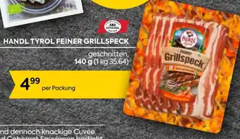 Billa HANDL TYROL FEINER GRILLSPECK Angebot