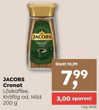 ADEG JACOBS Cronat Löskaffee, Kräftig od. Mild 200 g Angebot