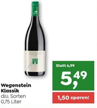 ADEG Wegenstein Klassik div. Sorten 0,75 Liter Angebot