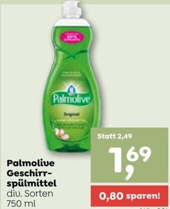 ADEG Palmolive Geschirr-spülmittel diu. Sorten 750 ml Angebot