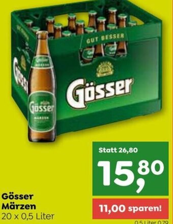 ADEG Gösser Märzen 20 x 0,5 Liter Angebot
