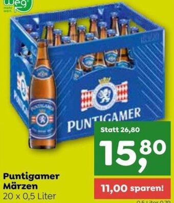 ADEG Puntigamer Märzen 20 x 0,5 Liter Angebot