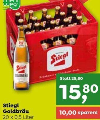 ADEG Stiegl Goldbräu 20 x 0,5 Liter Angebot